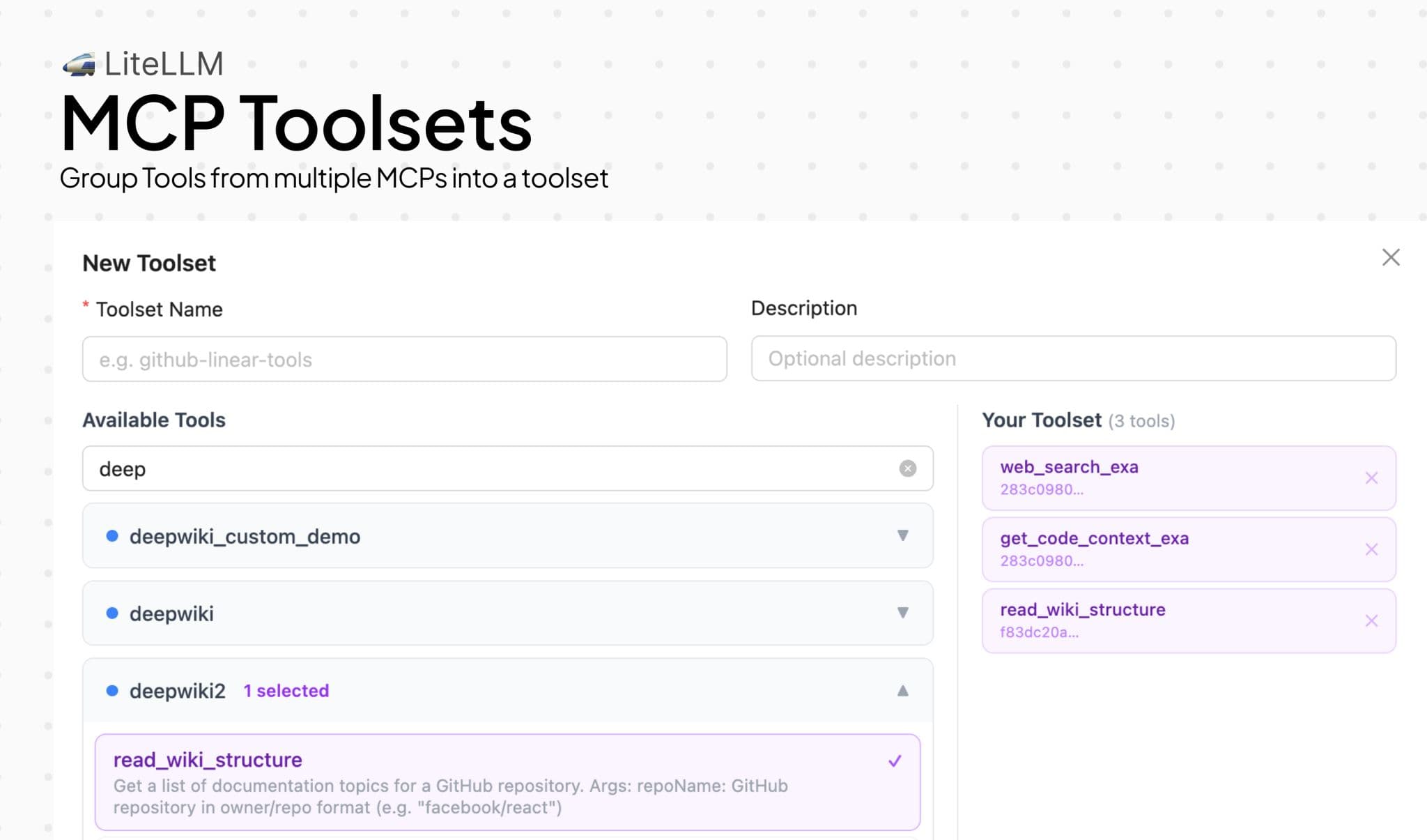 MCP Toolsets